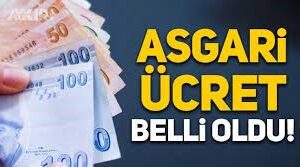 2023 asgari ücreti belli oldu