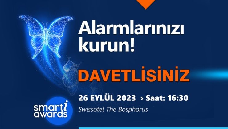 SMART-i AWARDS 26 Eylül saat 16:30 Swissotel’de başlıyor!