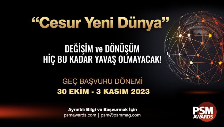 PSM AWARDS’ta başvuru için son hafta