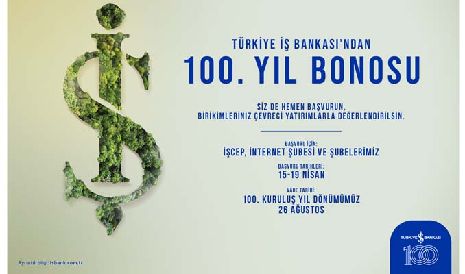 İş Bankası’ndan 100. yıl bonosu